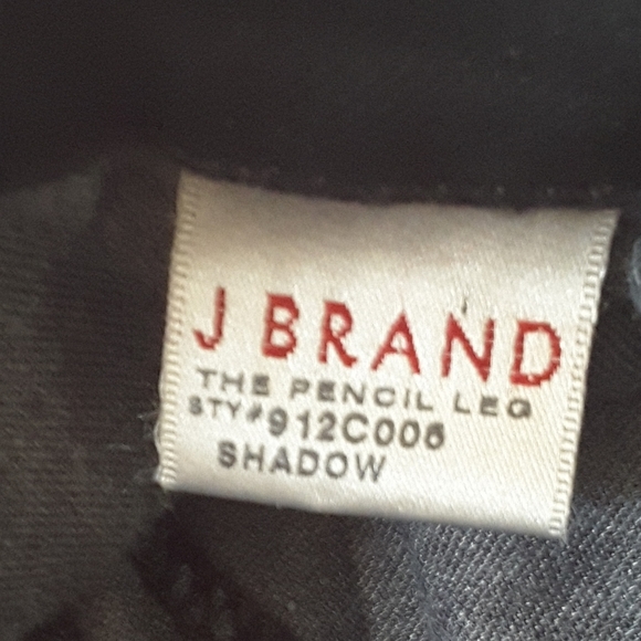 J Brand The Pencil Skinny Lightweight Black Jean - Picture 6 of 8